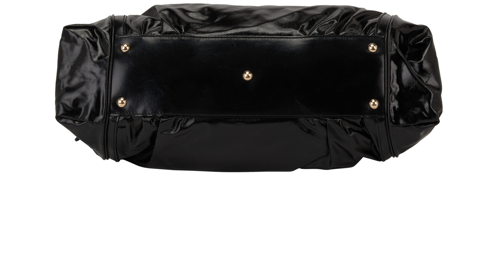 Vintage Bamboo 2Way, &pound;450, Handbags, Black, Patent Leather, Top view